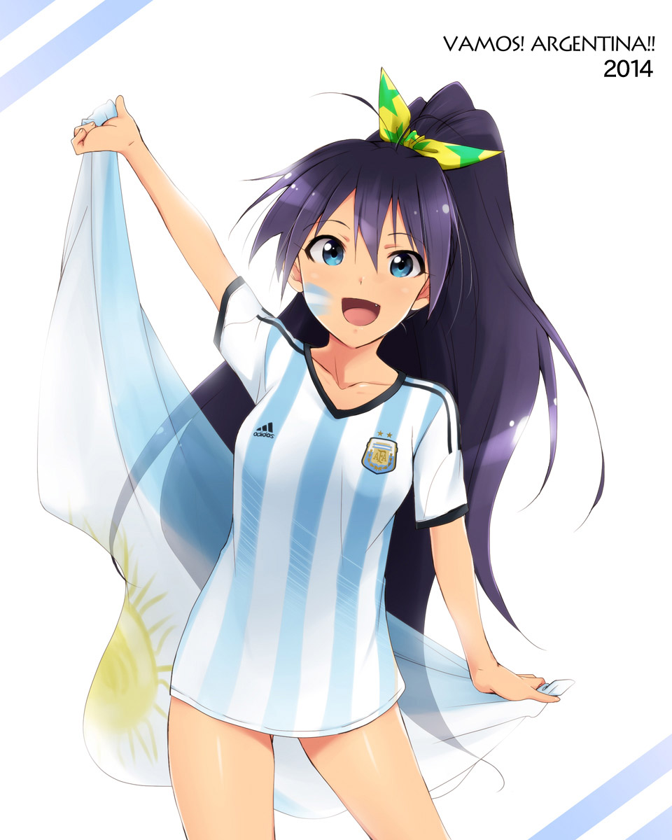 【サッカーエロ画像】日本代表を応援するリアル女子には苦笑いしちゃうけど二次元女子には興奮する！ 04