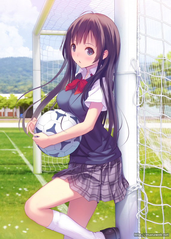 【サッカーエロ画像】日本代表を応援するリアル女子には苦笑いしちゃうけど二次元女子には興奮する！ 25