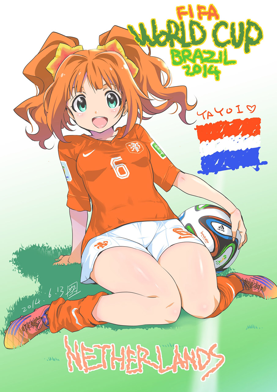 【サッカーエロ画像】日本代表を応援するリアル女子には苦笑いしちゃうけど二次元女子には興奮する！ 30
